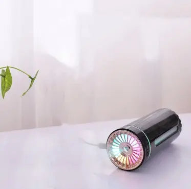 Wireless Air Humidifier – Rechargeable Ultrasonic Diffuser with Colorful Lights & Cool Mist for Car – Trends Zone