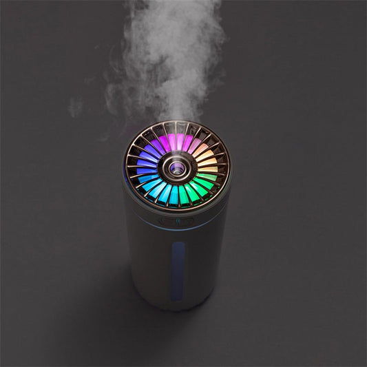 Wireless Air Humidifier – Rechargeable Ultrasonic Diffuser with Colorful Lights & Cool Mist for Car – Trends Zone